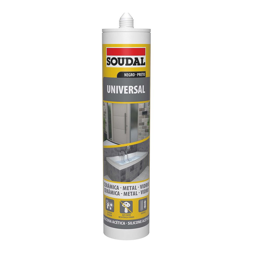 SILICONA UNIVERSAL NEGRA 280 ml