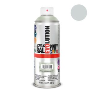PINTURA ACRÍLICA SPRAY EVOLUTION 520 cc RAL 7035 LIGHT GREU 300 g