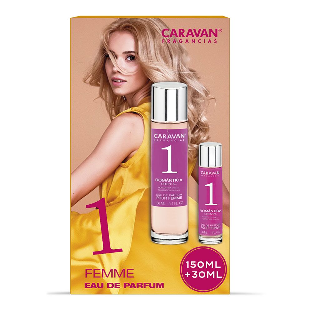 ESTUCHE EAU DE PARFUM CARAVAN Nº 1, 150 + 30 ml SEÑORA