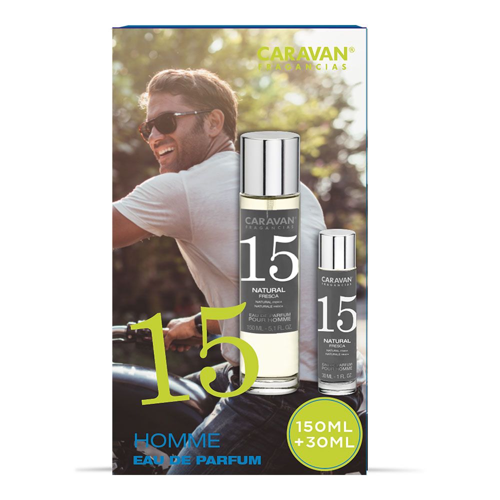 ESTUCHE EAU DE PARFUM CARAVAN Nº 15, 150 + 30 ml SEÑOR