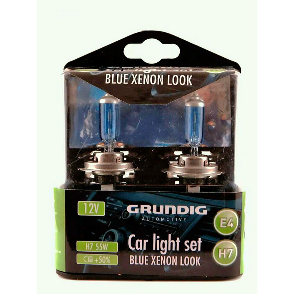 SET 2 BOMBILLAS PARA COCHE 12V H4 XENON GRUNDIG - Imagen 2