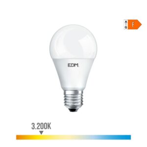 BOMBILLA STANDARD LED E27 17 w 1800 lm 3200 k LUZ CALIDA Ø6,5 x 12,5 cm
