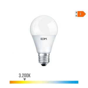 BOMBILLA STANDARD LED 12 V AC/DC E27 10 w 1020 lm 3200 k LUZ CALIDA Ø6 x 11 cm