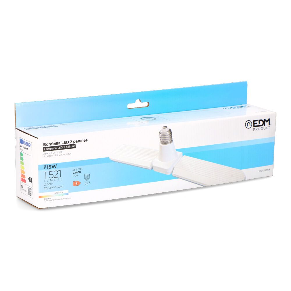 BOMBILLA LED E27 15W 1521lm 6.500K LUZ FRÍA - Imagen 5