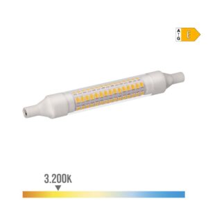 BOMBILLA LINEAL LED 118mm R7s 9W 1150lm 3000K LUZ CALIDA 118xØ16mm EDM