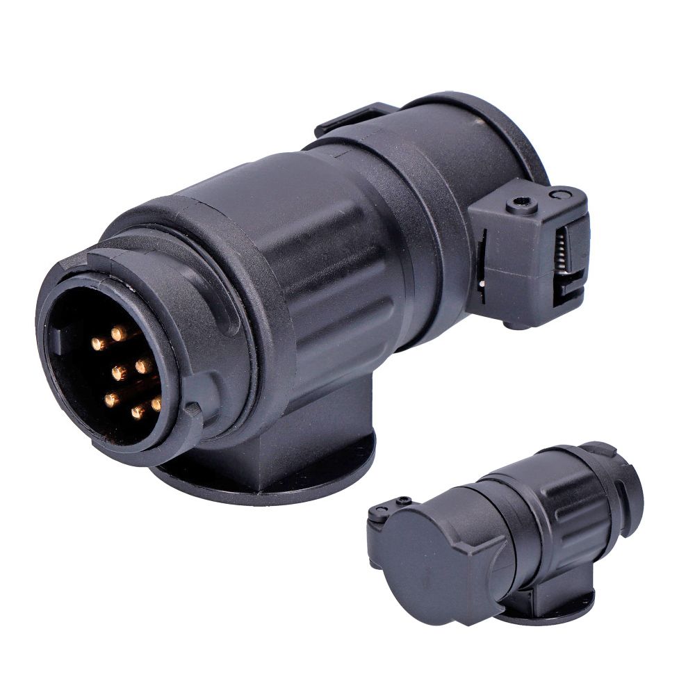 CONECTOR IMPERMEABLE ADAPTADOR COCHE 13 A 7 PINES