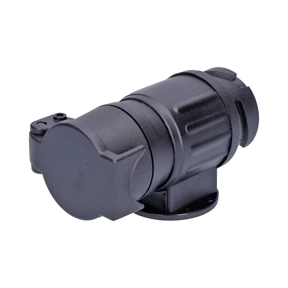 CONECTOR IMPERMEABLE ADAPTADOR COCHE 13 A 7 PINES - Imagen 2