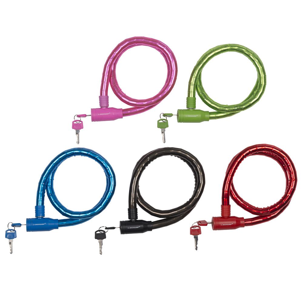 CANDADO DE CABLE Ø18mm 65cm COLORES SURTIDOS - Imagen 2