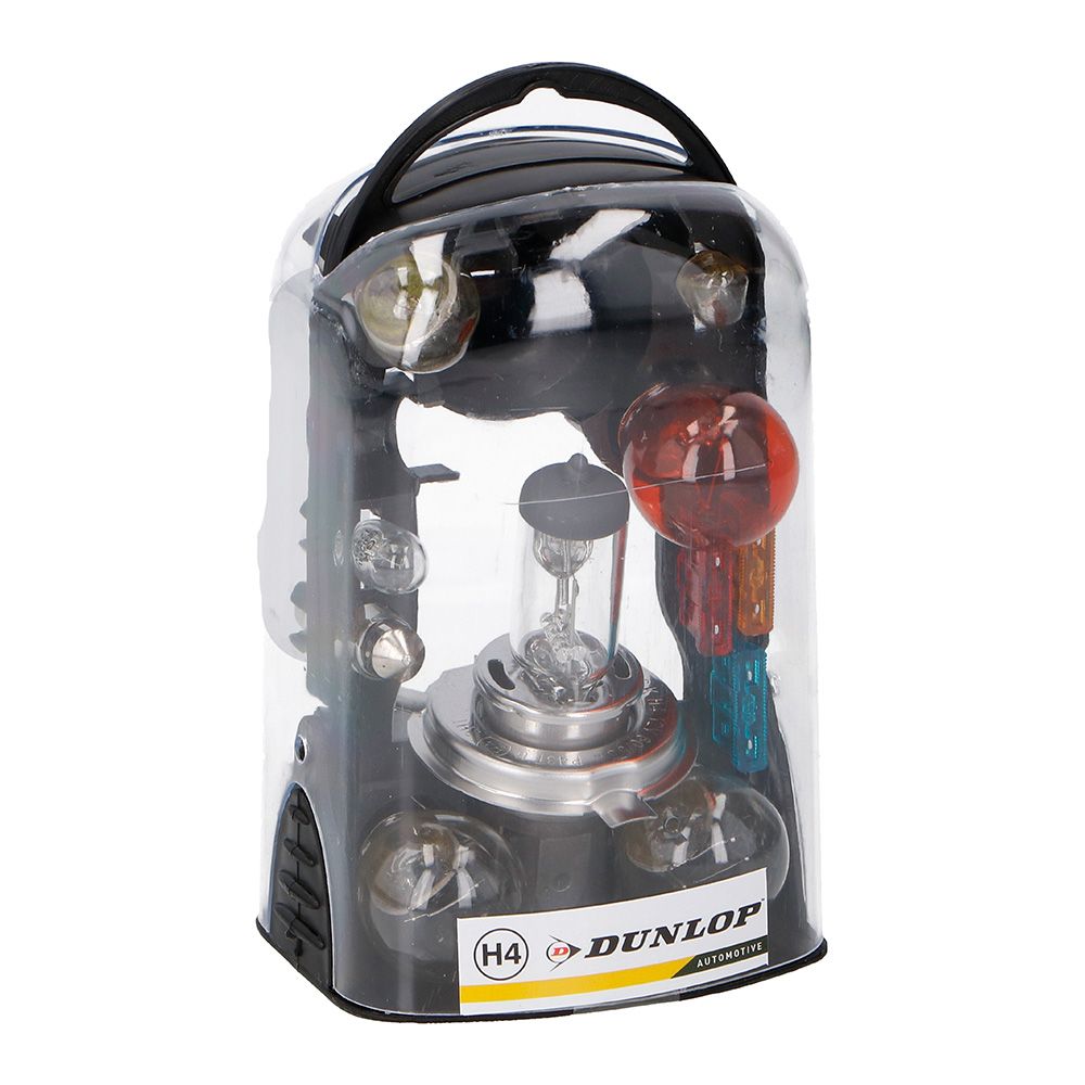 JUEGO 11 BOMBILLAS H4 Y FUSIBLES PARA COCHE DUNLOP - Imagen 2
