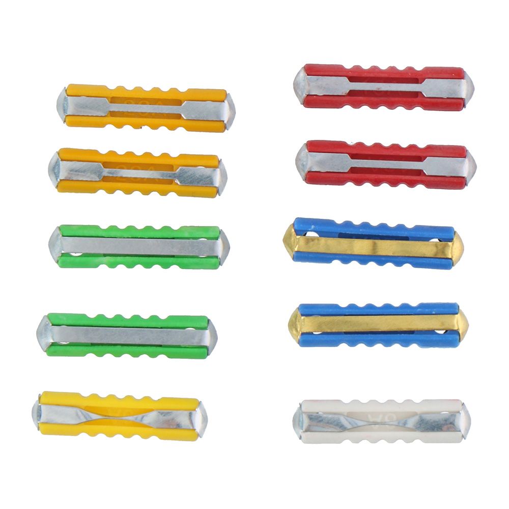 SET DE 10 FUSIBLES VARIADOS PARA COCHE DUNLOP - Imagen 2