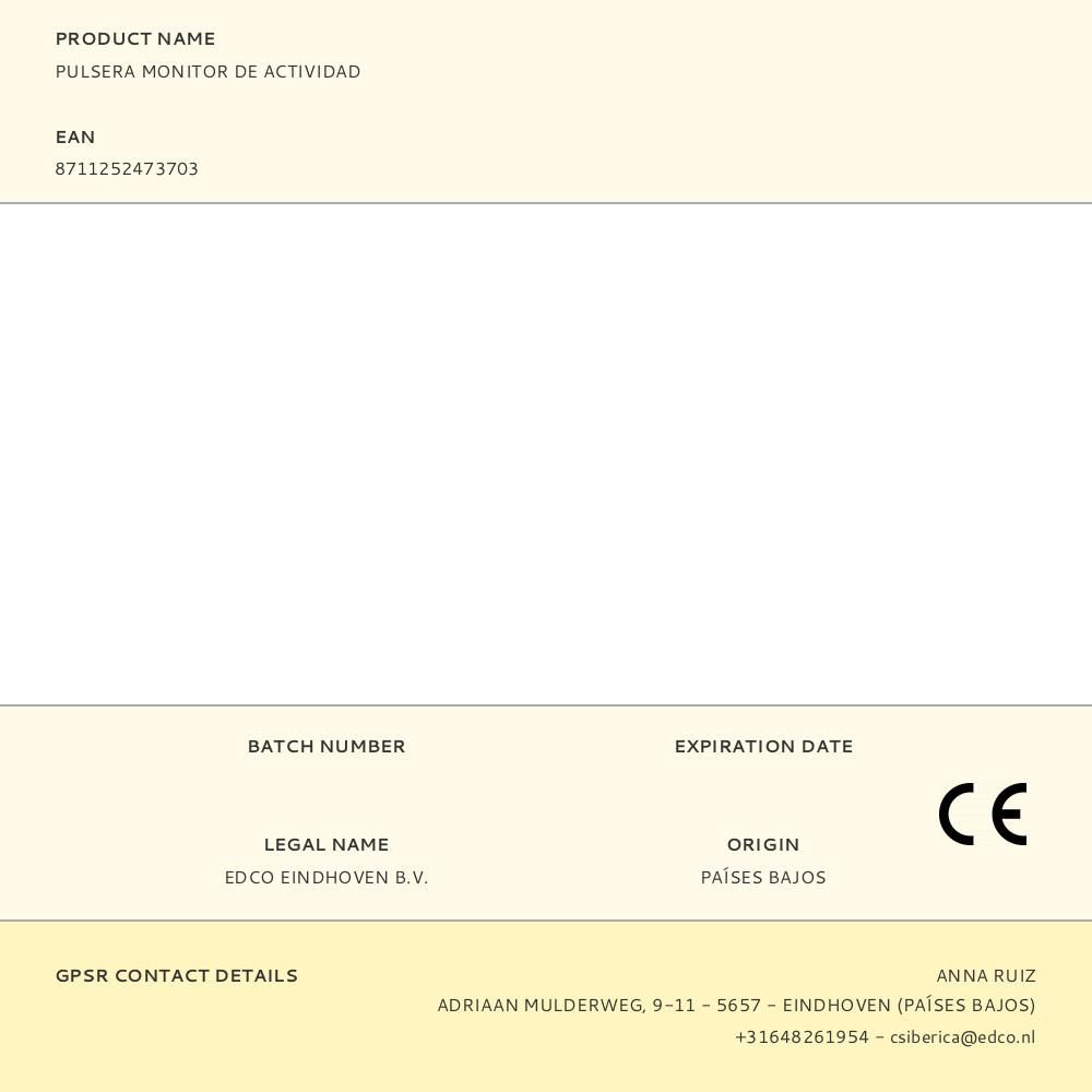 PULSERA MONITOR DE ACTIVIDAD - Imagen 3