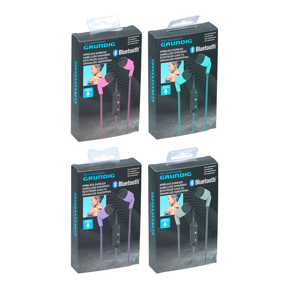 AURICULARES DEPORTIVOS BLUETOOTH CON MICRÓFONO GRUNDIG COLORES / MODELOS SURTIDOS - Imagen 2