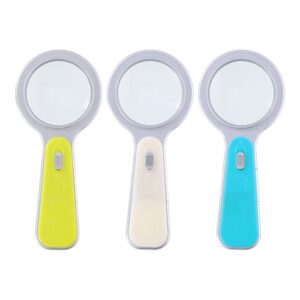 LUPA CON LUZ LED COLORES SURTIDOS Ø6,5 x 1 x 14,5 cm