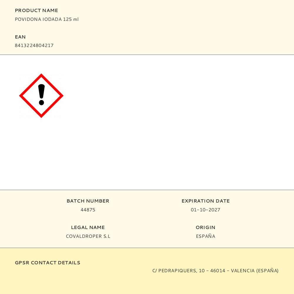POVIDONA IODADA 125 ml - Imagen 2