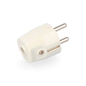 CLAVIJA TIPO F 4,8mm 10/16A T/TL BLANCA (ENVASADA)