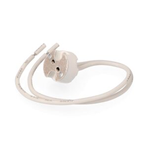 PORTALÁMPARAS HALÓGENO MR-16 BI-PIN BLANCO (ENVASADO)