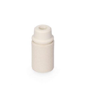 PORTALÁMPARAS ROSCADO E-14 250V BLANCO (ENVASADO)