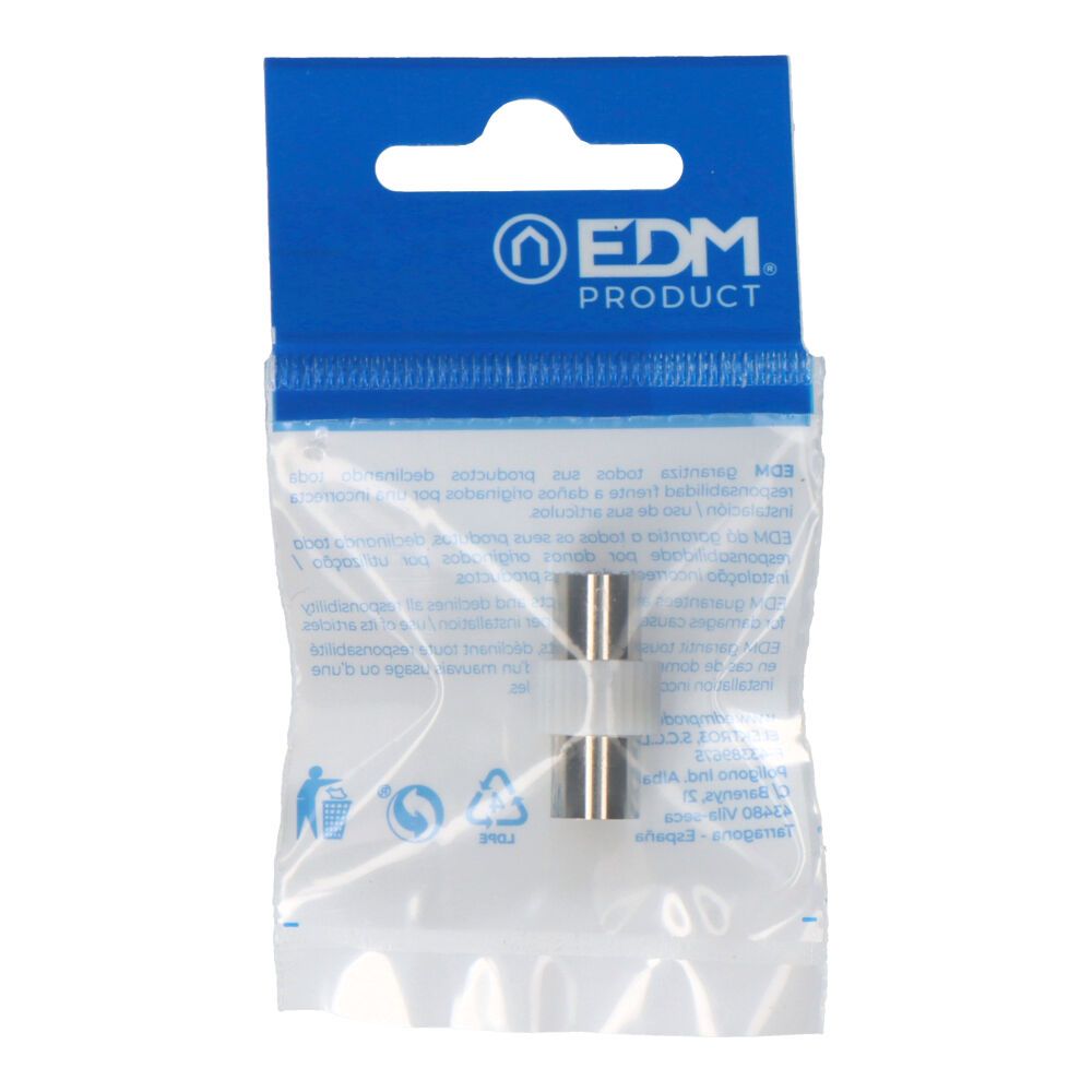 UNION MACHO-MACHO 9,5mm ENVASADO EDM - Imagen 2