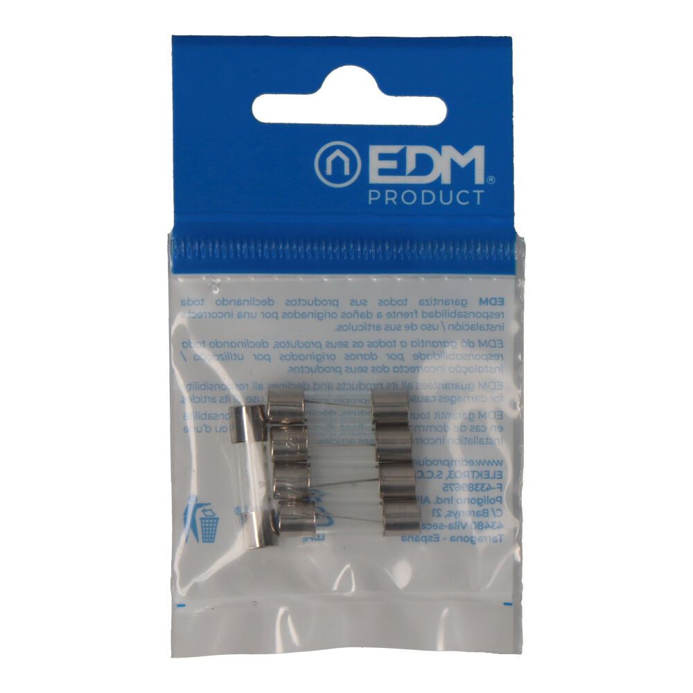 FUSIBLE 6 x 24 mm 10 A, ENVASADO 5 uds - Imagen 2