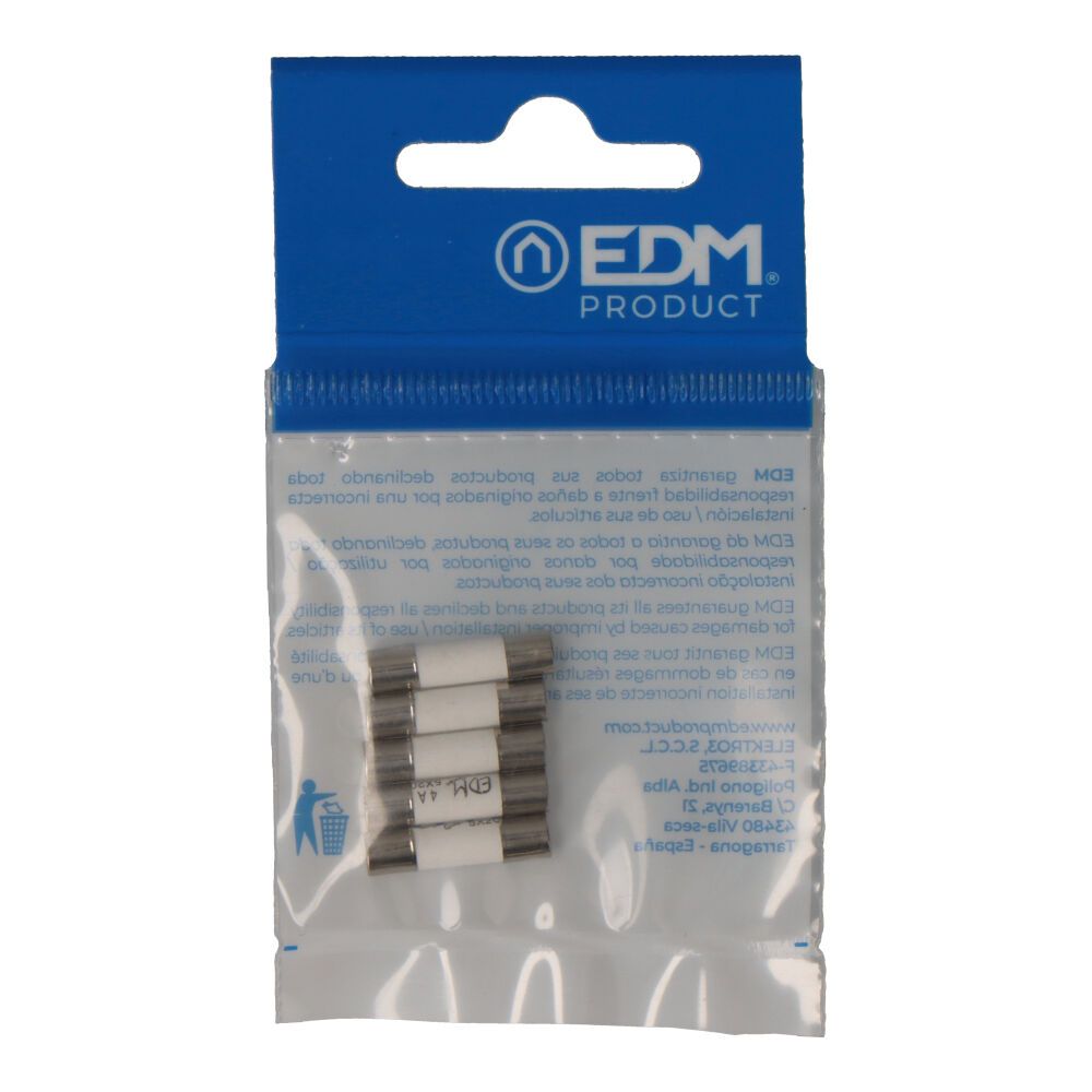 FUSIBLE 5 x 20 mm 4 A, ENVASADO 5 uds - Imagen 2