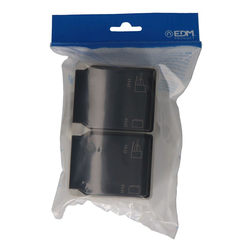 BASE DOBLE T/TL ESTANCA, 16 A 250 V IP44 - Imagen 2