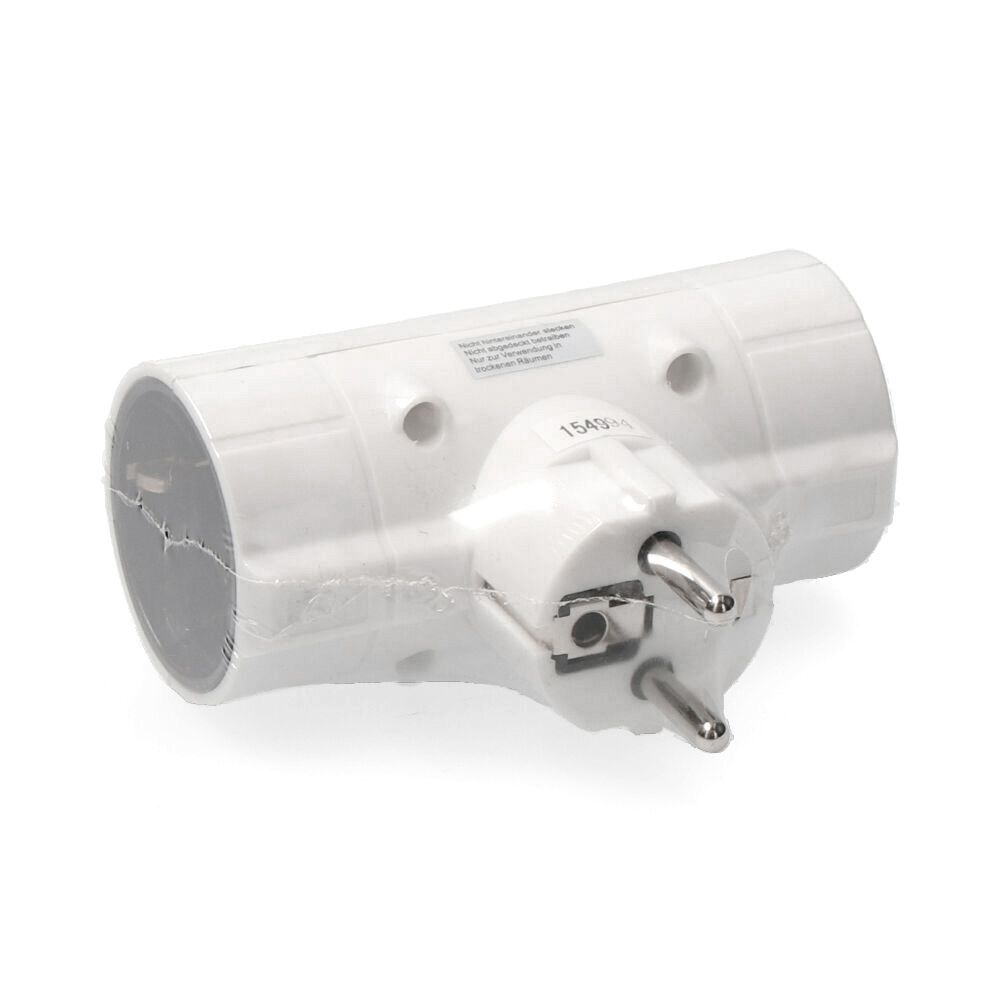 CLAVIJA DOBLE ECONOMICA T/TL 16A 250V 4,8mm (RETRACTILADA) EDM - Imagen 2