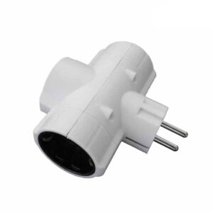 CLAVIJA TRIPLE ECONOMICA T/TL 16A 250V 4,8mm (RETRACTILADA) EDM (OLD-153)